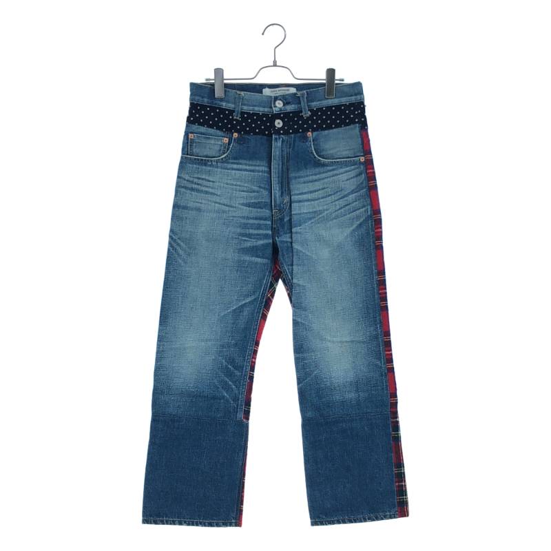 JUNYA WATANABE COMME des GARCONS / ジュンヤワタナベ | 2013AW | 異素材切替 デニムパンツ | XS | インディゴ | メンズ