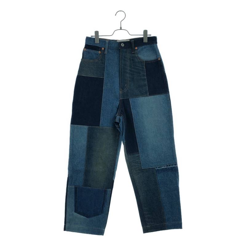 JUNYA WATANABE COMME des GARCONS denim / ジュンヤワタナベコムデギャルソンデニム | 2018AW | パッチワーク デニムパンツ | S | インディゴ | メンズ