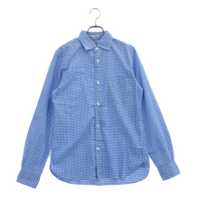 COMME des GARCONS 長袖シャツ ブルー 楽天市場】comme des garcons shirt 長袖シャツ／xs／コットン／bluの通販