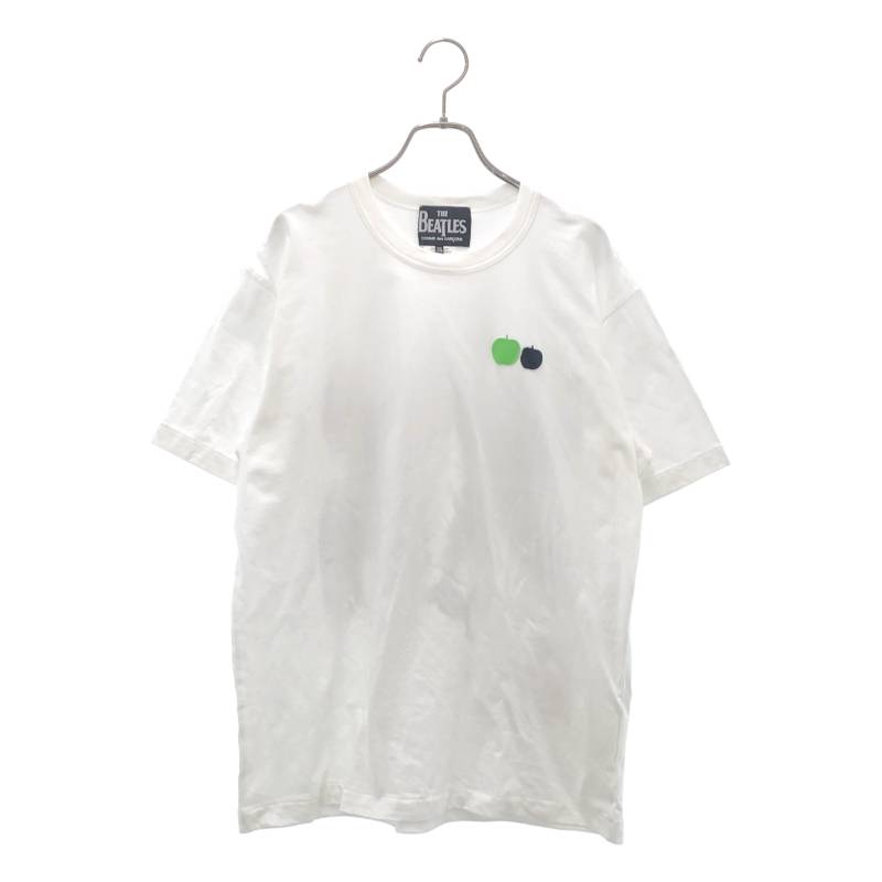 【美品】 THE BEATLES COMME des GARCONS / ザ・ビートルズコムデギャルソン | PRINTED T-SHIRT Tシャツ | XXL | ホワイト | メンズ