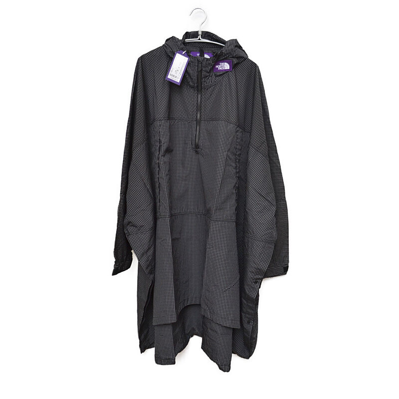 [新品] ザノースフェイスパープルレーベル THE NORTH FACE PURPLE LABEL/Color Ripstop Mountain Wind Poncho ポンチョ/M/ブラックS049