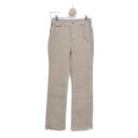 【新品】SPICK&SPAN / スピックスパン | 2019年モデル | 裾カットオフコーデュロイスリムストレートパンツ | 34 | ナチュラル