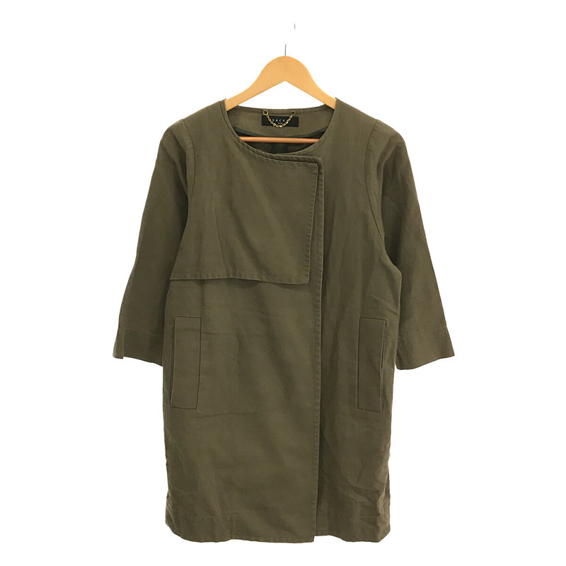 SACRA / TN | linen trench coat Rbg l m[J[ RN[ g` R[g | 38 | J[L | fB[X