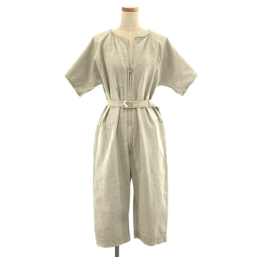 【在庫一掃SALE】Rachel Comey / レイチェルコーミー | コットン キーネック デニム オールインワン | 2 | グレー | レディース 【在庫一掃SALE】Rachel Comey / レイチェルコーミー | コットン キーネック デニム オールインワン | 2 | グレー | レディース
