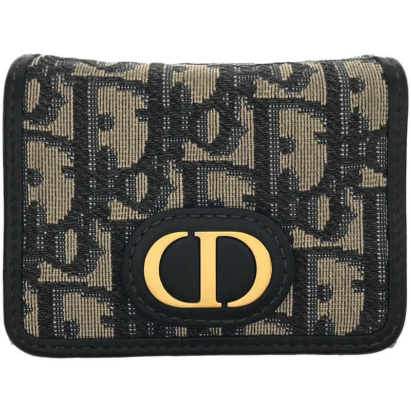 ディオール 財布（メンズ） Dior / ディオール | 30 MONTAIGNE ロータスウォレット 折りたたみ 財布 ユニセックス | - | ベージュ/ネイビー | メンズ