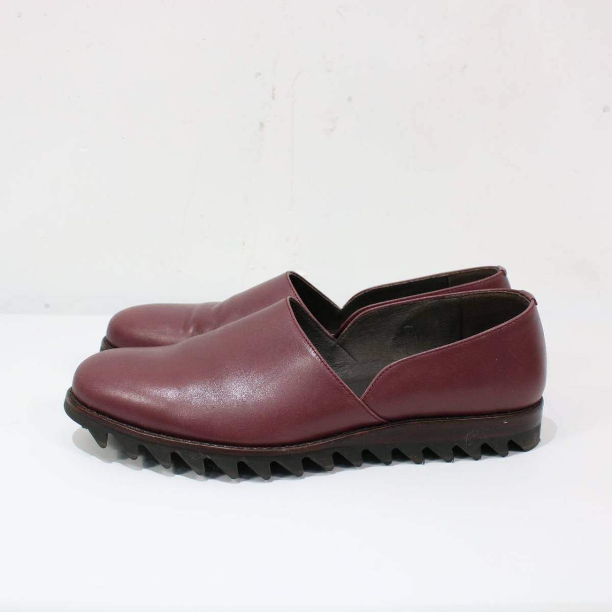 KLD 楽天市場店のTROVE / トローブ | PAINO LEATHER SHOES レザー スリッポン シューズ | - | ワイン | I512012-C-91602a5b70c8d7e｜アングル2