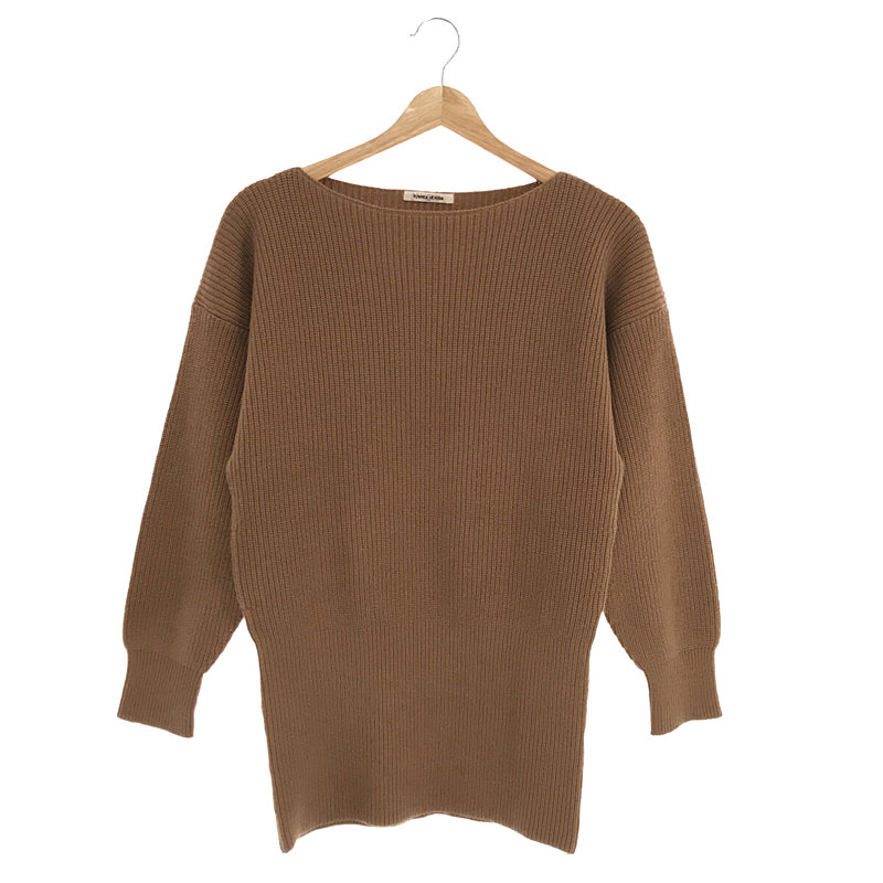 FUMIKA UCHIDA / t~JE`_ | CASHMERE BOAT NECK SWEATER jbg | x[W | fB[X