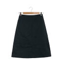 【在庫一掃SALE】SOFIE D'HOORE / ソフィードール | コットン サイドジップ スカート | 34 | チャコール | レディース