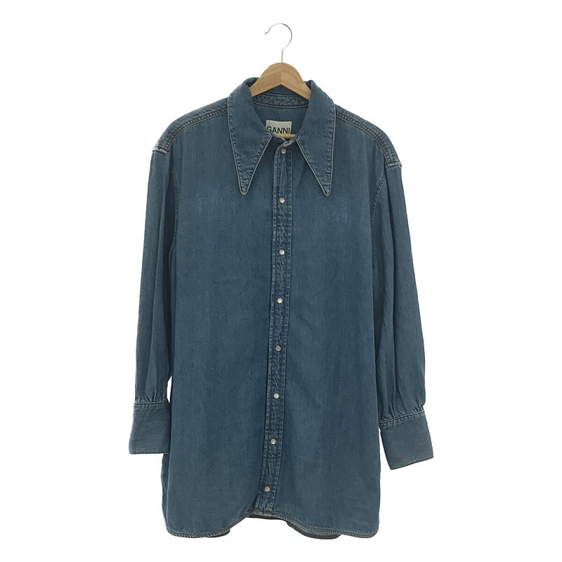 Ganni / Kj[ | JbgAEg fjVc | S/M | mid blue vintage | fB[X