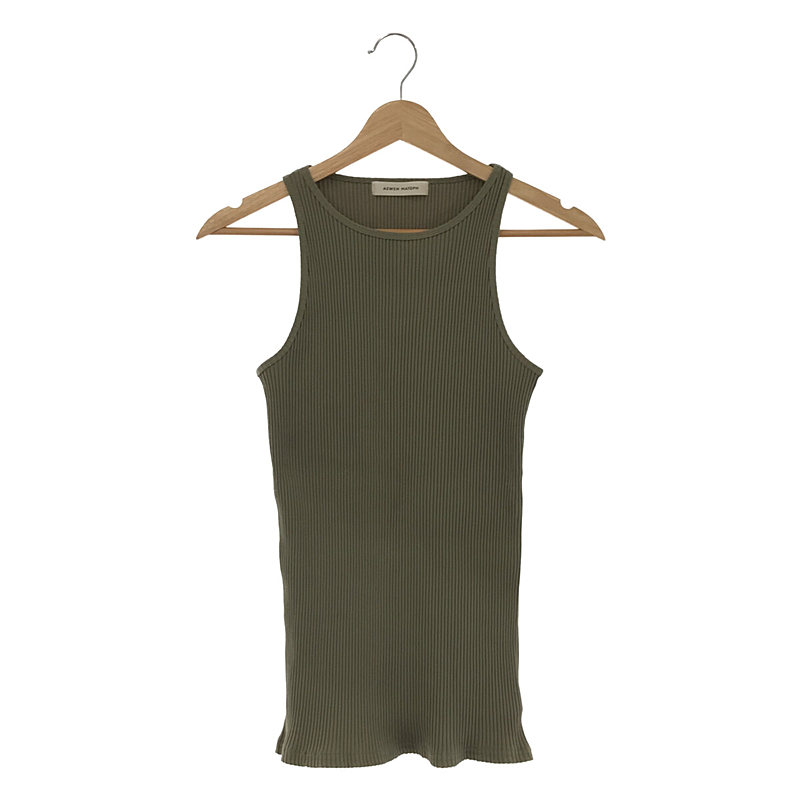 AEWEN MATOPH / イウエンマトフ | Tank Tops / リブ ロング タンクトップ | F | グリーン | レディース