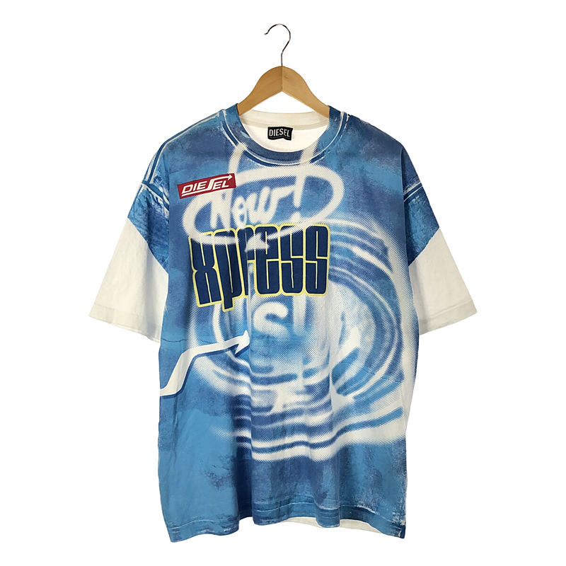 DIESEL / ディーゼル | Xpress-print T-shirt Tシャツ | M | マルチカラー | メンズ