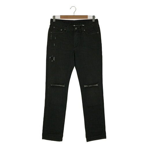 【在庫一掃SALE】【新品】 Erin Wasson / エリン・ワッソン | × RVCA / ルカ スラッシュジーンズ ダメージ加工 デニムパンツ | 27 | ブラック | レディース 【在庫一掃SALE】【新品】 Erin Wasson / エリン・ワッソン | × RVCA / ルカ スラッシュジーンズ ダメージ加工 デニムパンツ | 27 | ブラック | レディース