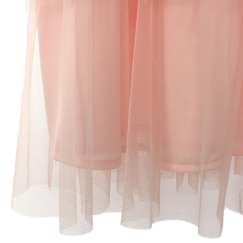 Charles Chaton / シャルルシャトン | 2023SS | チュール ティアード ミニドレス | ライトピンク | レディース