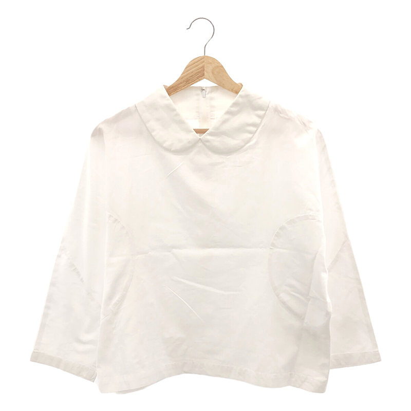 COMME des GARCONS / コムデギャルソン 2012AW 丸襟 ドルマンスリーブシャツ XS ホワイト レディース