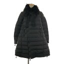 MONCLER / モンクレール × Sacai MAYUKO キルト ダウンコート 0 ブラック レディース