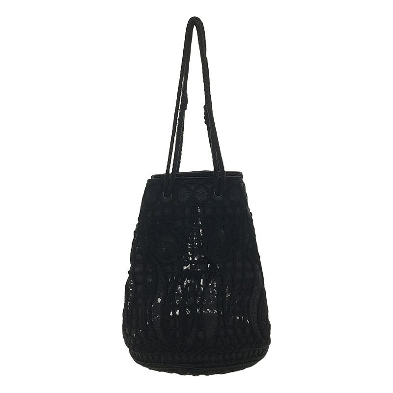 Mame Kurogouchi / }NSE` | 2022FW | Cord Embroidery Bucket Bag g[gobO | - | ubN | fB[X