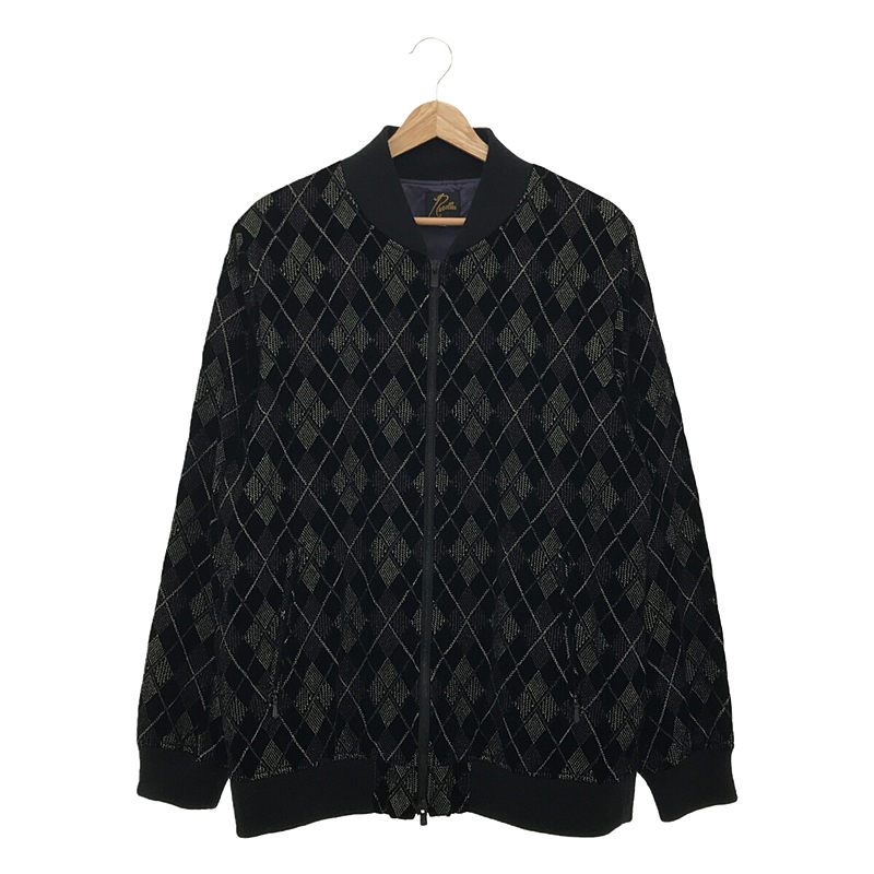 Needles / j[hX | 2021AW | B.B. JACKET - ARGYLE EMB. VELVET xxbg A[KC Gu WPbg | S | ubN / p[v | Y