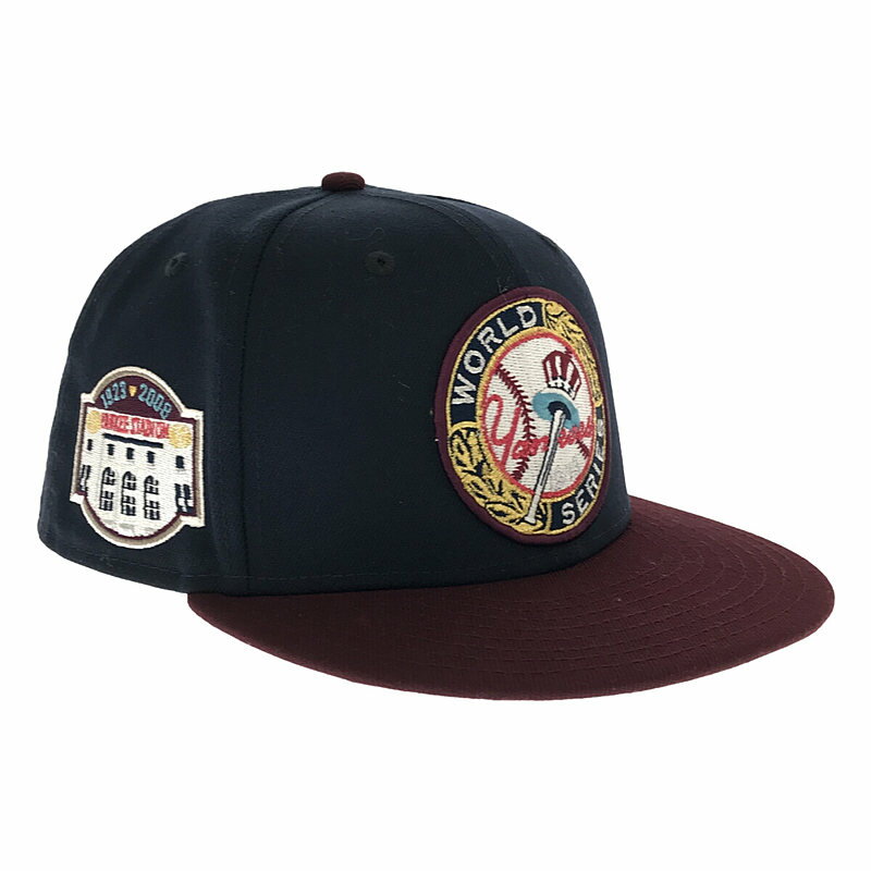 【美品】 NEW ERA / ニューエラ | NEWYORK YANKEES 1949 WORLD SERIES 59FIFTY / ニューヨークヤンキース 1948 ワールドシリーズ キャップ 帽子 | 7 1/4（57.7) | NAVY / MAROON | メンズ