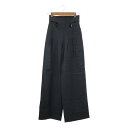 【新品】 Mame Kurogouchi / マメクロゴウチ | 2022SS | Viscose Hemp High Waisted Trouser ハイウエ...
