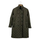 マッキントッシュ キルティングコート レディース MACKINTOSH / マッキントッシュ | スタンドカラー キルティング ボア ダブルコート | 34 | カーキ | レディース