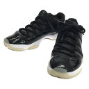 NIKE / ナイキ | AIR JORDAN 11 RETRO LOW エアジョーダン 11 レトロ ロー スニーカー | 27.5 | ブラック | メンズ