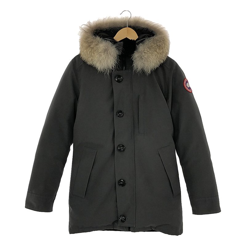 カナダグース ダウンジャケット メンズ CANADA GOOSE / カナダグース | JASPER PARKA ジャスパーパーカー ファー付き フーデッド ダウンジャケット | S | グレー | メンズ