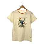 Walter Van Beirendonck / ウォルターヴァンベイレンドンク | Alo wa(Walter) Print T-Shirt Tシャツ | L | ベージュ | メンズ