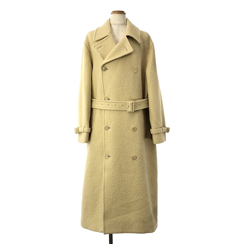 AURALEE / I[[ | 2023AW | BRUSHED ALPACA WOOL MELTON TRENCH COAT R[g | 0 | Cgx[W | fB[X