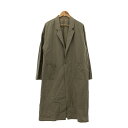 UNIVERSAL PRODUCTS / ユニバーサルプロダクツ COTTON TYPEWRITER CLOTH COAT コットン タイプライターコート 3 グレー メンズ