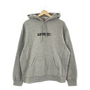 シュプリーム トレーナー メンズ 【美品】 SUPREME / シュプリーム | Motion Logo Hooded Sweatshirt / モーション ロゴ フーデッド スウェットシャツ | M | グレー | メンズ