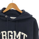 FRAGMENT DESIGN / フラグメントデザイン | UNIVERSITY FRGMT Sweat Hoodie / ロゴ オーバー スウェット フーディ | XL | ネイビー | メンズ