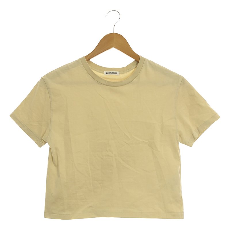 AP STUDIO / G[s[XgDfBI | 2023SS | Cropped T-shirt TVc | F | YELLOW | fB[X