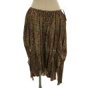 【ゲリラSALE30%OFF8/19(火)-8/25(月)まで】【美品】 BAUME / ボーメ | 総柄 レーヨン カットアウト ギャザー ワンピース | 3...