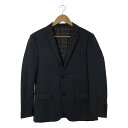 BURBERRY BLACK LABEL / バーバリーブラックレーベル | ウール ポリエステル ウインドペンチェック 2B テーラードジャケット | M | ネイビー | メンズ