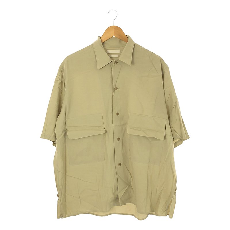 YOKE / [N | 2021SS | HALF SLEEVES BIG FLAP SHIRT n[tX[u rbOtbv n[tX[uVc | 2 | CG[x[W | Y