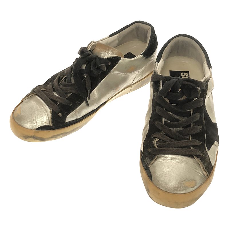 GOLDEN GOOSE / ゴールデングース | SUPERSUTAR ローカットスニーカー | 35 | シルバー/ブラック | レディース