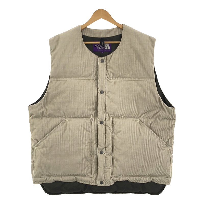 THE NORTH FACE PURPLE LABEL / Um[XtFCXp[v[x | Corduroy Down Vest / ND2259N R[fC I[o[ _ExXg | XL | i` | Y