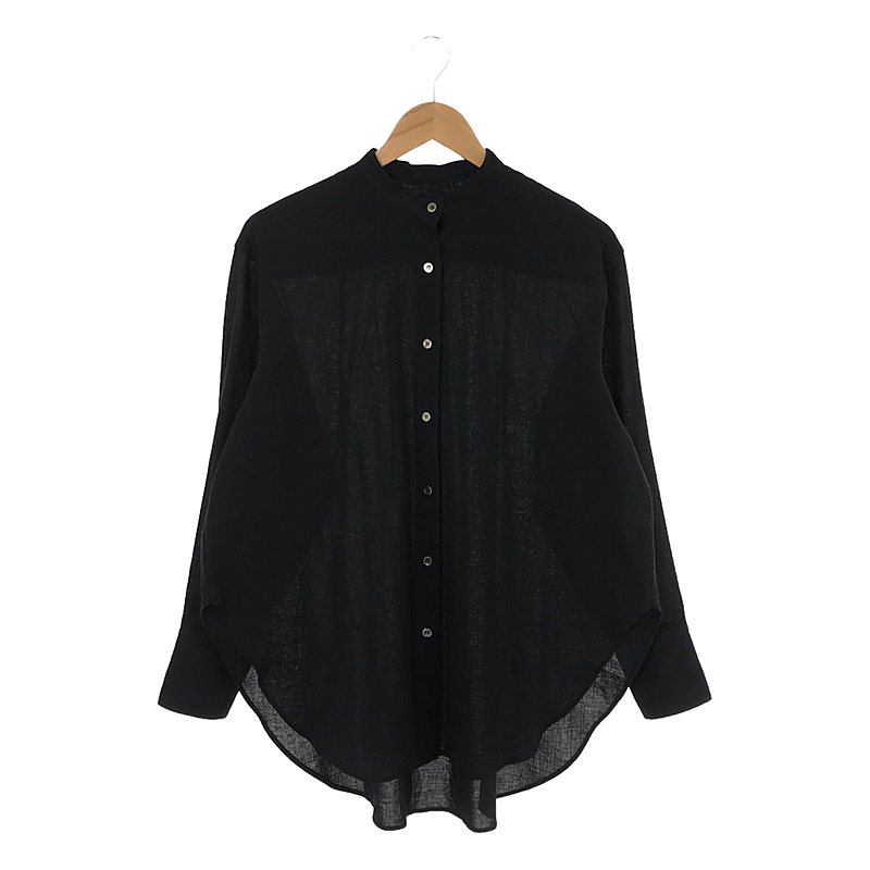 FLORENT / t[g | Cotton band collar blouse Vc | 1 | ubN | fB[X