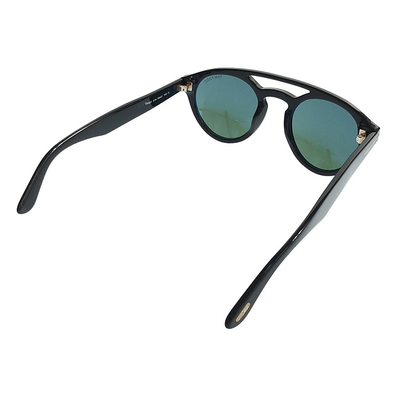 TOM FORD / トムフォード | TF537 Clint クリント ラウンドフレーム サングラス | 50□21 145 | ブラック | メンズ