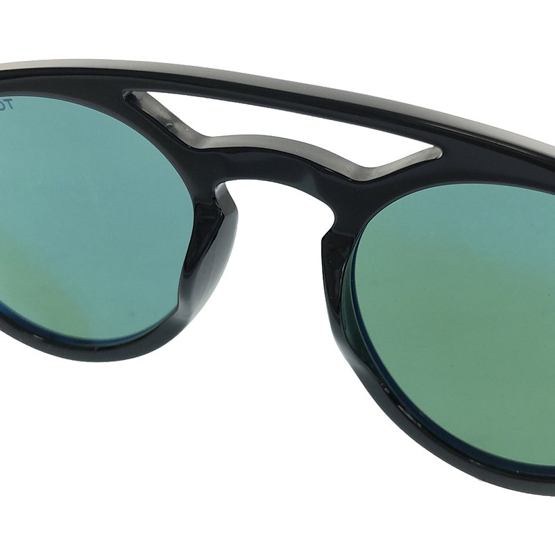 TOM FORD / トムフォード | TF537 Clint クリント ラウンドフレーム サングラス | 50□21 145 | ブラック | メンズ