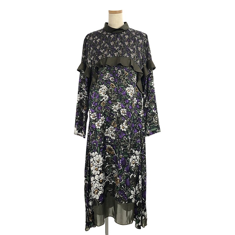 残り僅か!!【sacai】コットンニット×シャツ ドレス ワンピース
