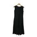 【夏物売切SALE10%OFF〜8/31(日)まで】INED / イネド | ポケット付き ノースリーブフレアワンピース | 9 | ブラック | レディース
