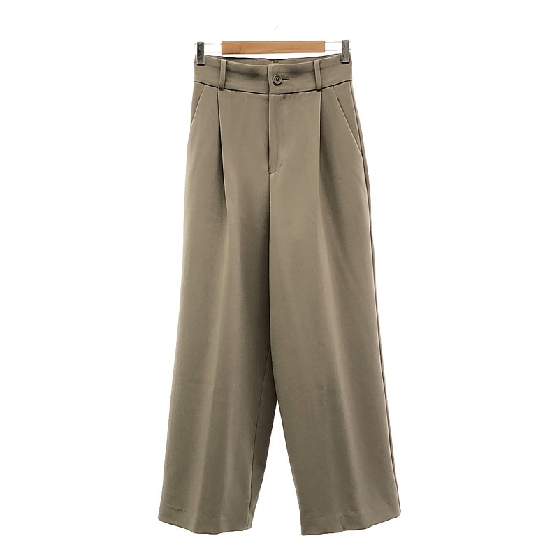 【美品】 L'Appartement / アパルトモン | 2023SS | Wide Pants タック ワイドパンツ | 36 | グレー | レディース