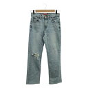 【新品】 RED CARD / レッドカード | 2023SS | Spick&Span別注 Kaia カイア ダメージデニムパンツ | 22 | インディゴ ...