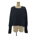 Burberry / バーバリー | Braided Knit ケーブルニット | L | ブラック/ネイビー | レディース(4)