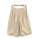 JIL SANDER / ジルサンダー | サイドジップ プリーツ ワイド パンツ | 32 | グレージュ系 | レディース(4)