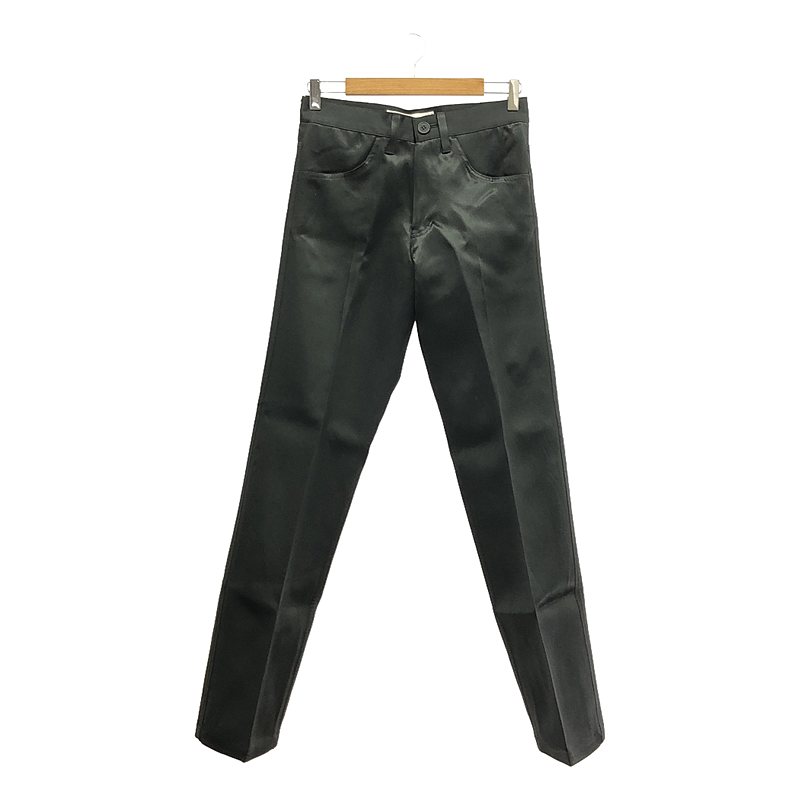【大特価SALE15%OFF★8/29(金)〜9/10(水)まで】【新品】 DAIRIKU / ダイリク | 2024SS | “Straight“ Satin Pants サテンパンツ | 27 | ブラック | メンズ