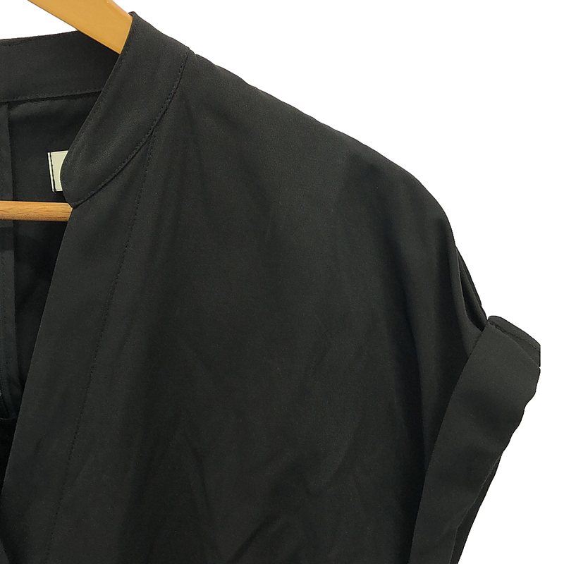 【美品】 anuke / アンヌーク | 2024SS | Skipper Rough Combinaison スキッパー ラフ コンビネゾン サロペット | 38 | ブラック | レディース