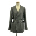 【美品】 BEIGE, / ベイジ | ROUEN ルーアン ノーカラー ジャケット | 2 | グレー | レディース(4)