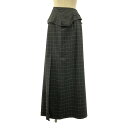 【新品】 MARINA YEE / マリナイー | 2024SS | REWORKED SLEEVEDRESS SKIRT スカート | S | チャコールグレー | レディース(4)